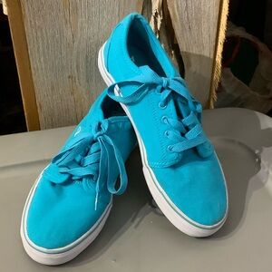 Adio Women's Blue Canvas Sneakers Size 9